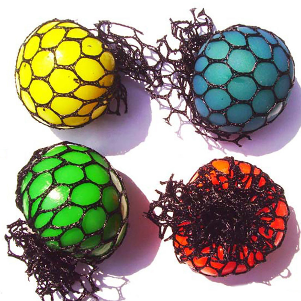 Uh HA Honey Soft Anti Stress Face Reliever Grape Ball ADHD Autism Mood Squeeze Relief Toy
