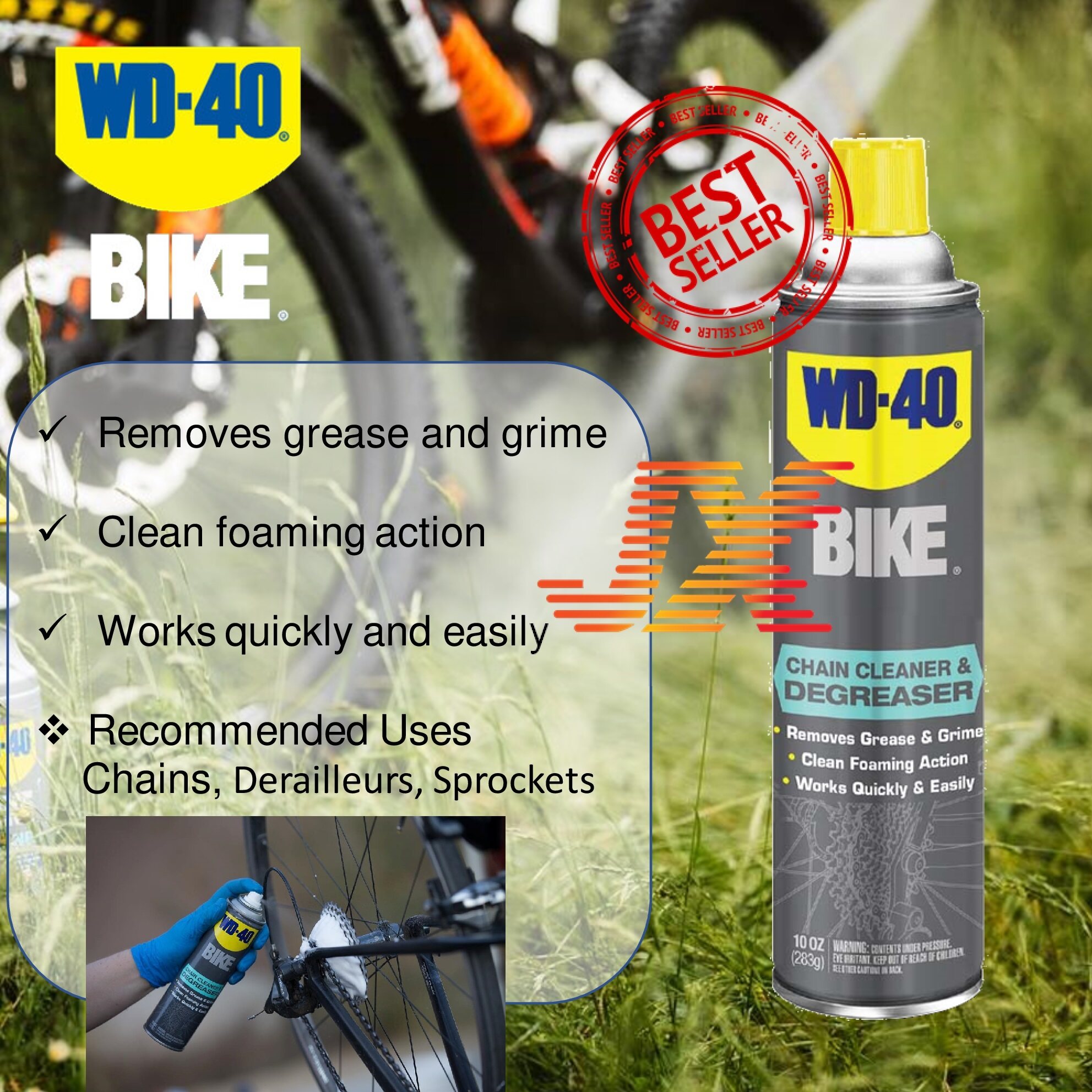 wd40 for chain cleaning