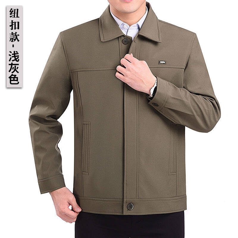 Valazo Plus velvet thick / thin section] autumn and winter middle-aged and elderly men's middle-aged men's jacket dad men's spring and autumn coat men