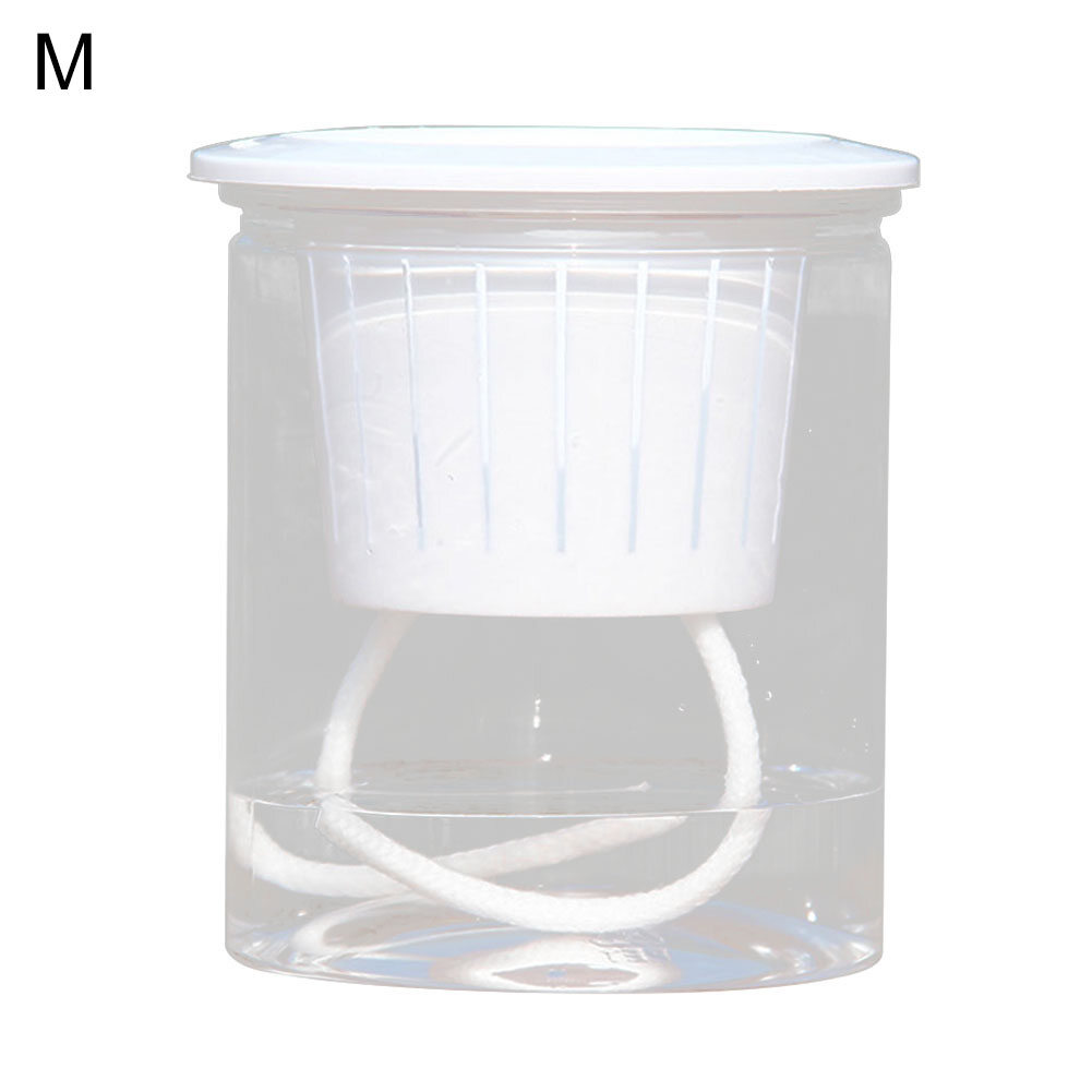 Farfi Clear Automatic Water Absorption Self Watering Hydroponic Flower Pot Planter