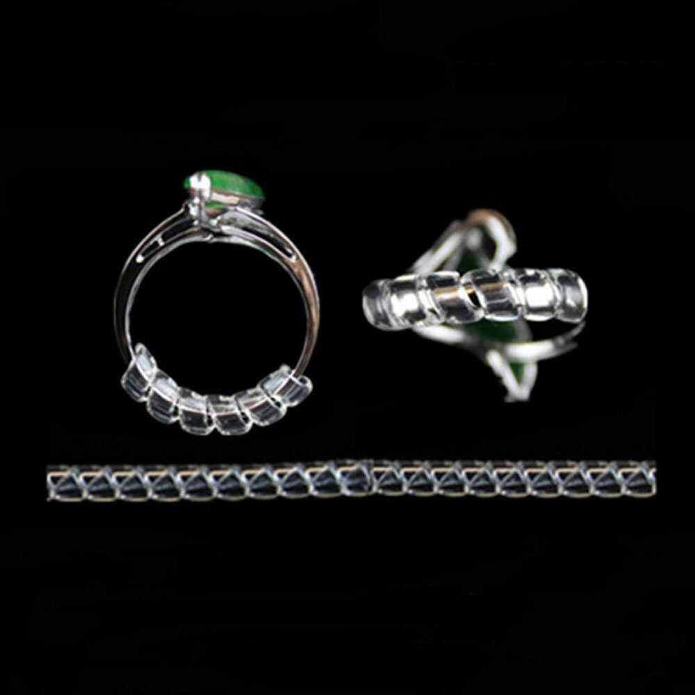 PKWPT Ring Size Clear Guard Resizing Fitter Reducer Insert Ring Adjuster Jewelry Tools Ring Sizer Tighteners