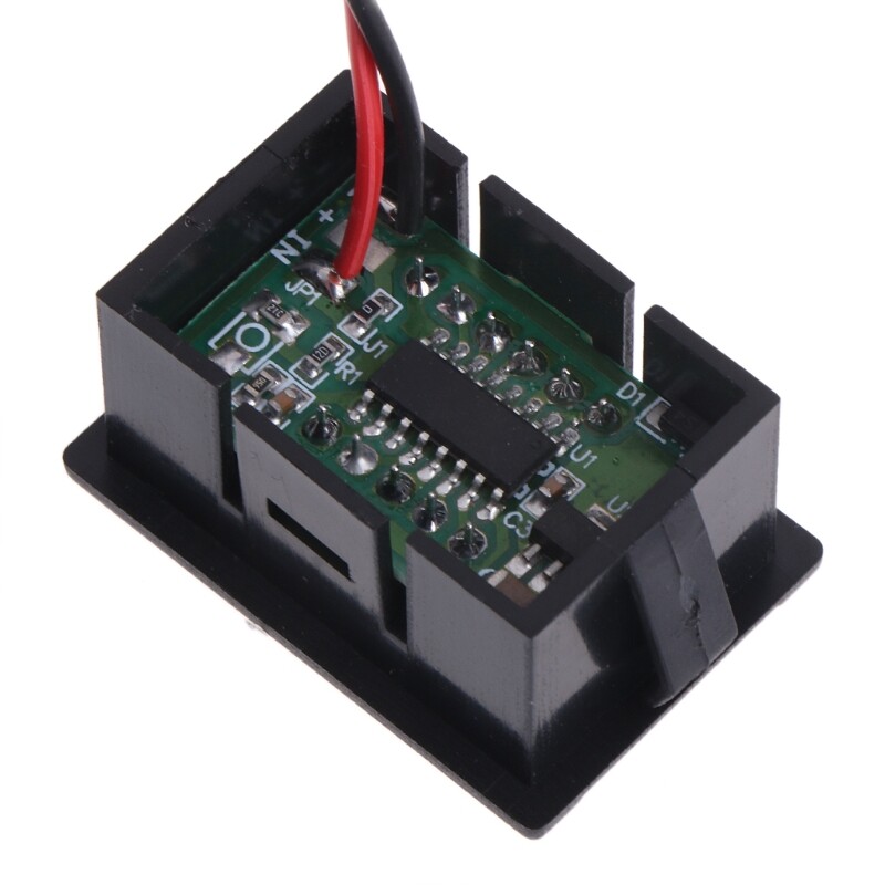 DC 2 Wires 4.5-30V Mini LED Digital Display Voltmeter Volt Voltage Panel Meter