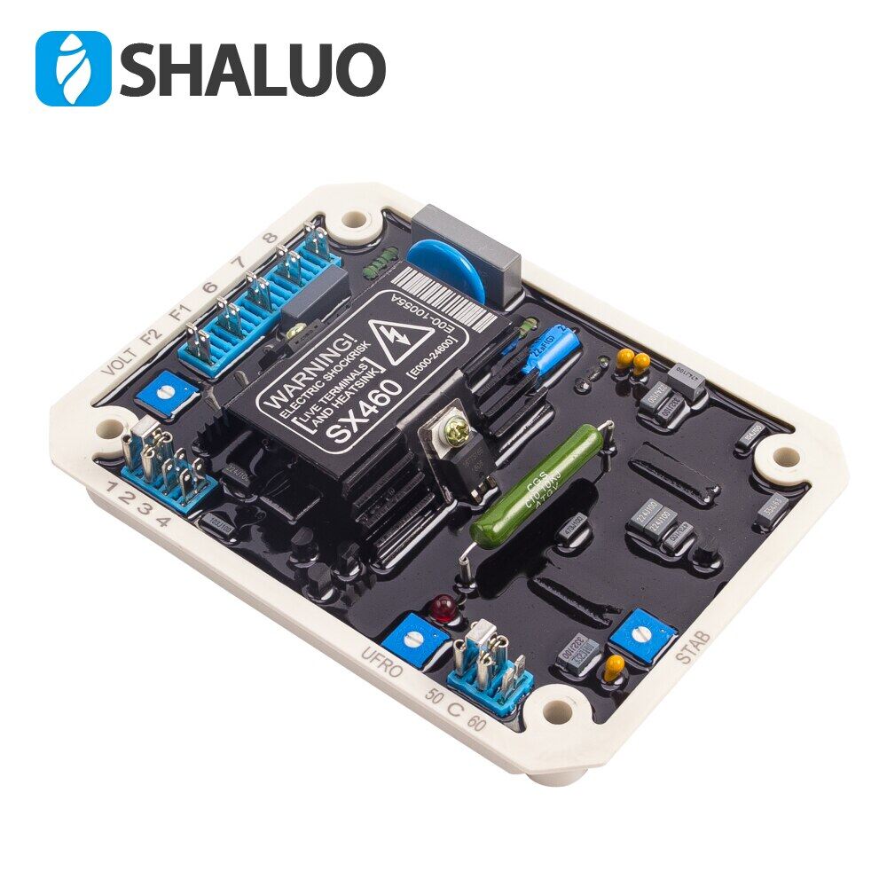 Bộ Điều Chỉnh Tự Động Máy Phát Điện AVR SX460 Chất Lượng Cao Bộ Ổn Định Diesel Điện Động Cơ Máy Phát Điện Điều Khiển Bảng Mạch