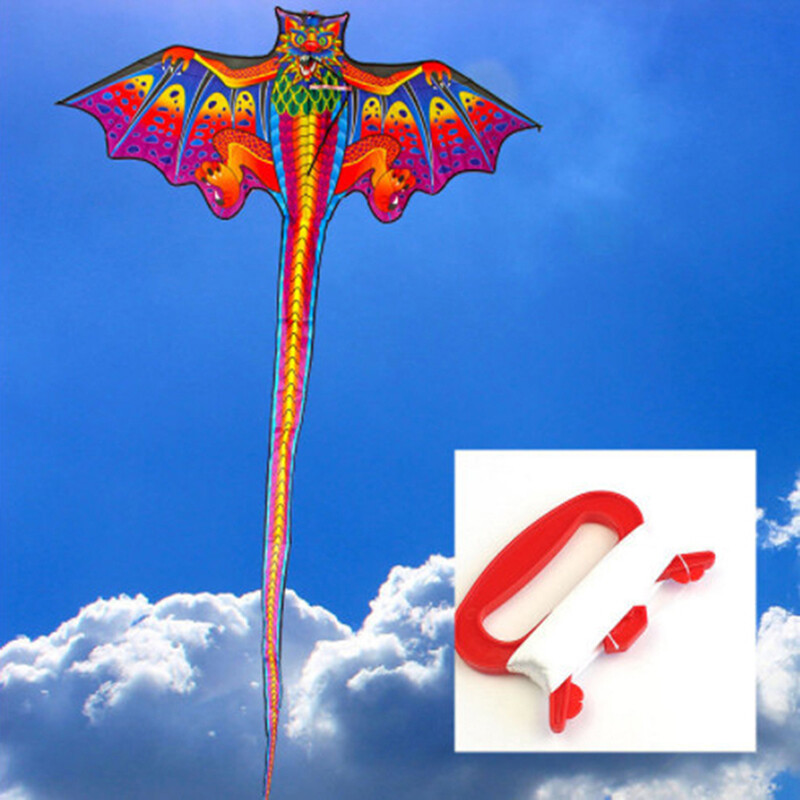 Moito New Cartoon 3d dragon Flying Kites For Children Adult Outdoor Fun Sports Kites