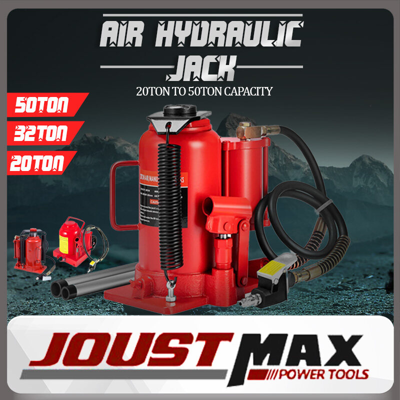 Heavy Duty AIR Hydraulic Bottle Jack Lifting Stand Emergency Vehicle