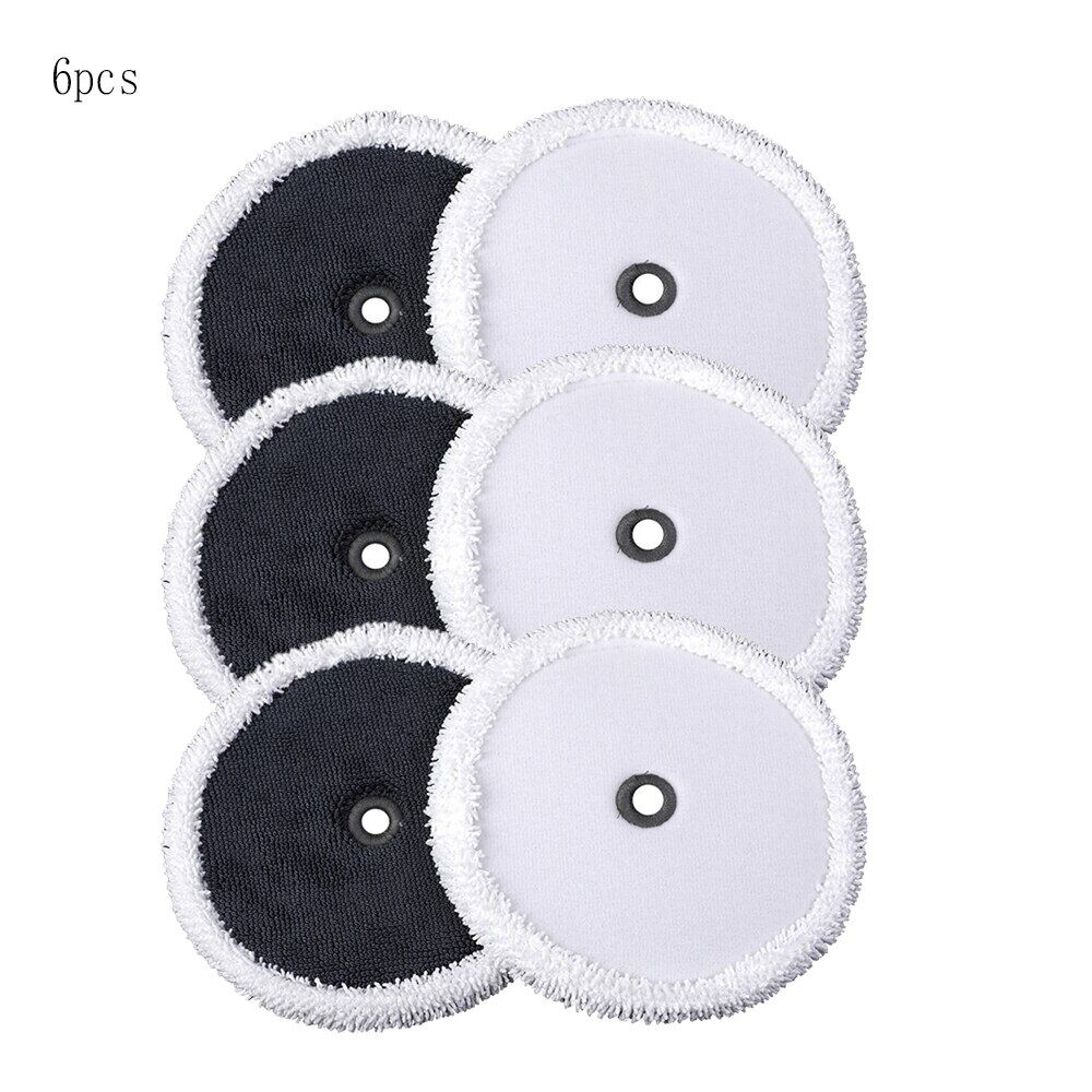 6pcs everybot vacuum cleaner mop pads for everybot edge rs700 rs500 sweeping robot mop cloths replacement essory