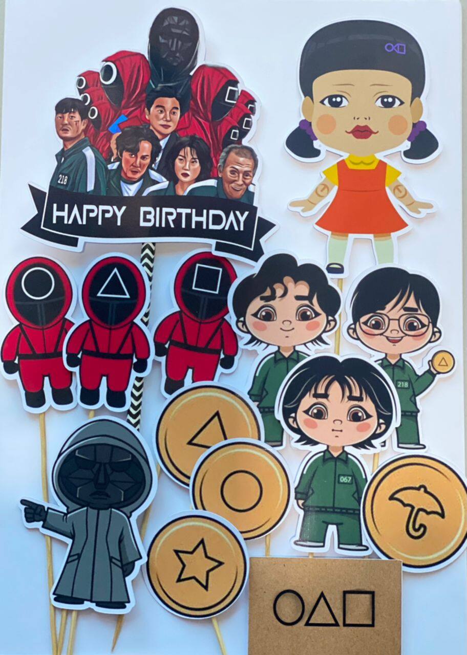 Sequid Games Cake Topper | Lazada