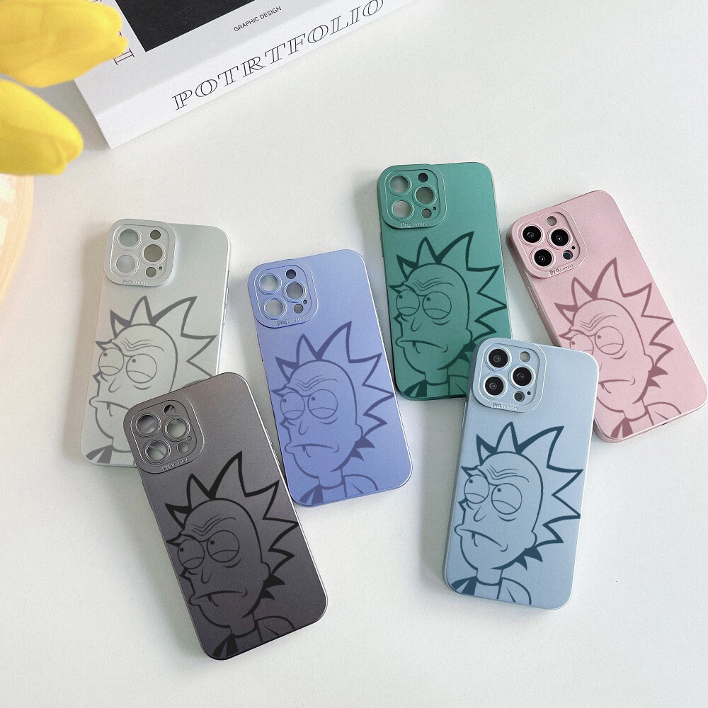 Hontinga Casing Case For Xiaomi Redmi Note 9S Note 9 Pro Note9 Note 8 Pro Note 7 Pro Case New Square Soft Silicone Case Cartoon Crazy Scientist Genius Grandpa Full Cover Camera Protectior Shockproof Rubber Cases Back Cover Phone Casing Softcase