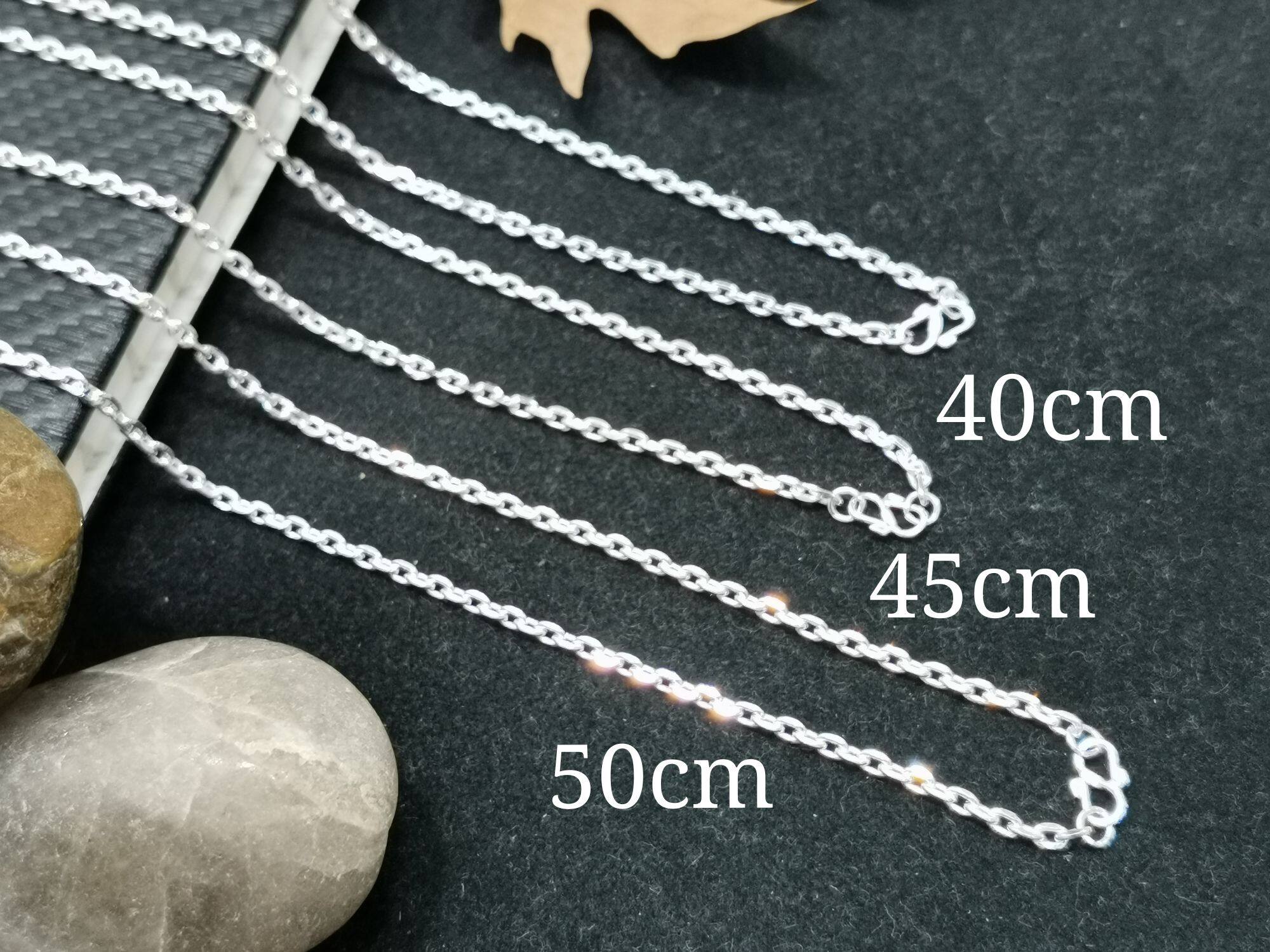 925 Pure Silver Wanzhi 0 7 Necklace L40cm 45cm 50cm Lazada