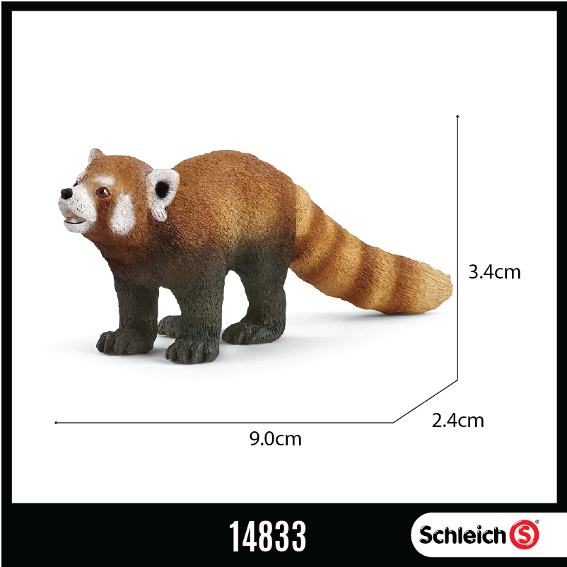 Schleich 14833 Wild Life Red Panda Animal Figurine for kids age 3+