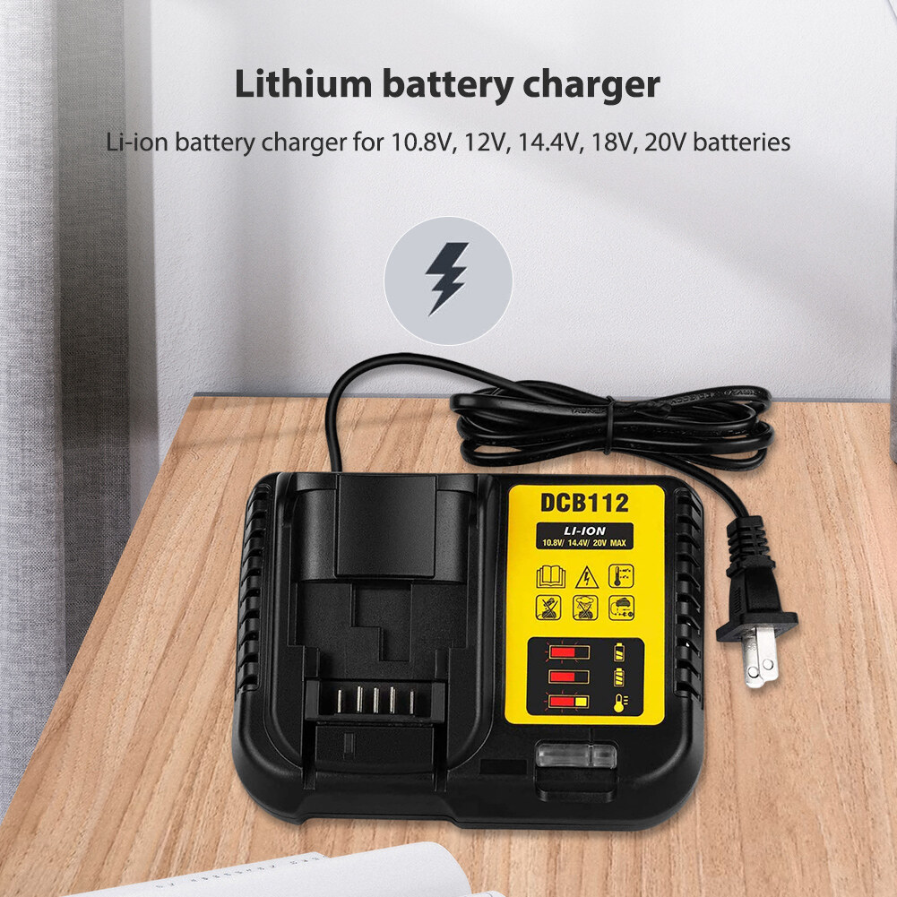 【Aneng】bộ Sạc Pin Lithium Cho Dewalt 12V 20V DCB101 DCB200 DCB140 DCB105 DCB112