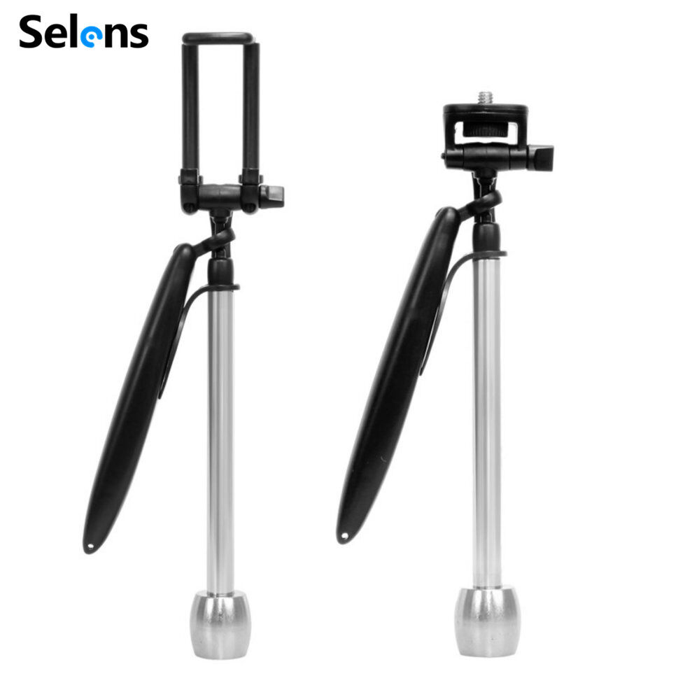 Selens 2in1 Pocket Mini Handheld Gimbals Stabilizer Video Steadycam Camera Stand for Phone Camera for Gopro Xiaoyi SJCAM Camera Phone Iphone Huawei Samsung Xiaomi For Vlogging Live Streaming