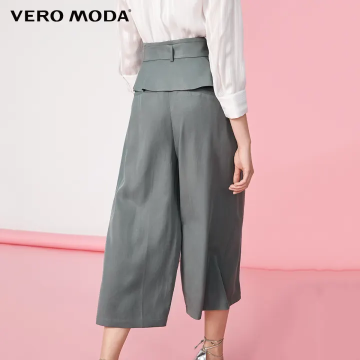 pants with cinched waist