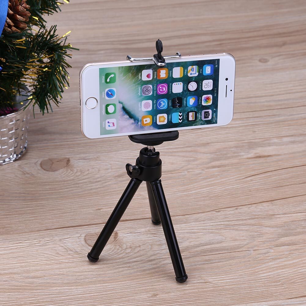 {Tenda} Giá Đỡ Điện Thoại Di Động Mini Giá Đỡ Linh Hoạt Cho Điện Thoại Thông Minh Máy Ảnh Video Màu Đen