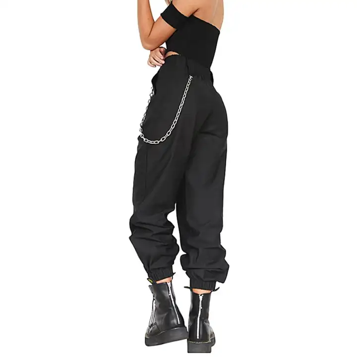 women's long cargo pants