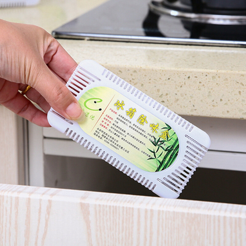 Refrigerator Deodorizer Charcoal Deodorant Natural Bamboo Activated Fridge Deodorizer Box