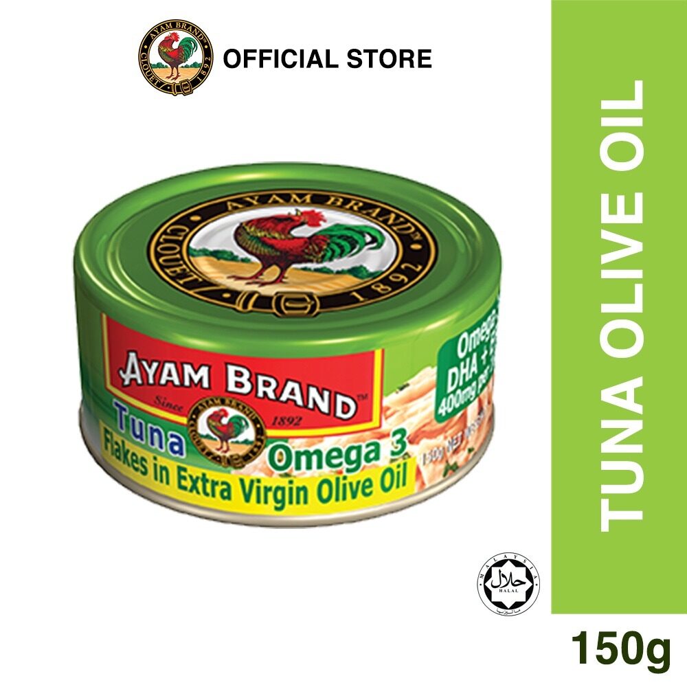 Ayam Brand Tuna Flakes in Olive Oil (OMEGA 3) 150g Lazada