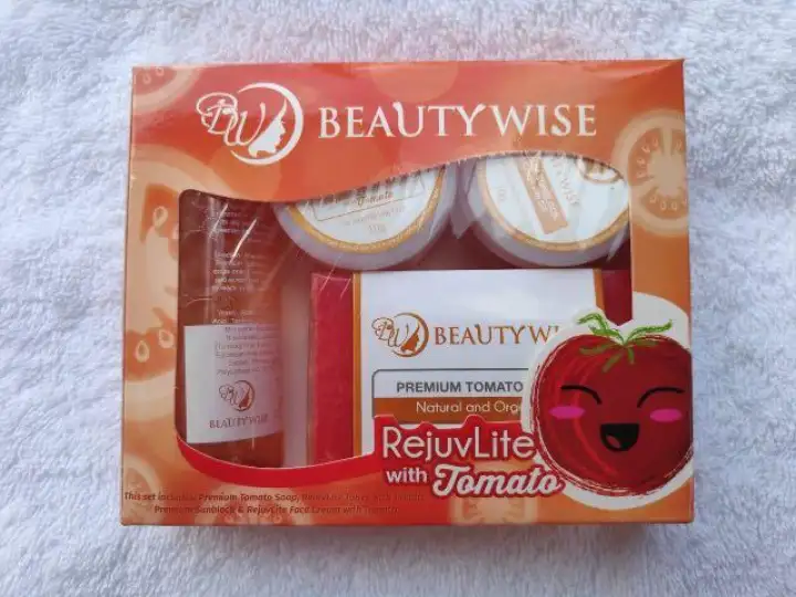 set tomato skincare