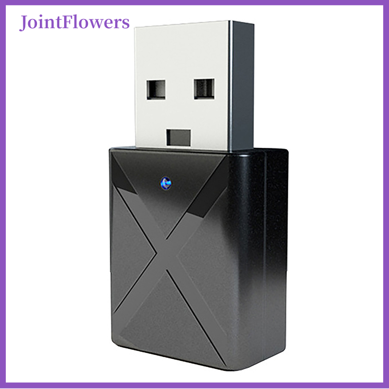 JointFlowers High Quality BT 2 In 1 USB Bluetooth 5.0 Transmitter Receiver Mini Stereo USB Bluetooth Wireless Audio Adapter For TV PC Car Kit