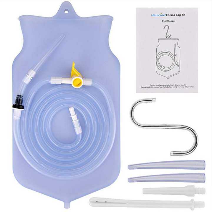 Túi rửa/ xúc ruột làm sạch đại tràng bằng gel silicone có thể tái sử dụng thải độc cà phê và thức ăn không độc hại – INTL
