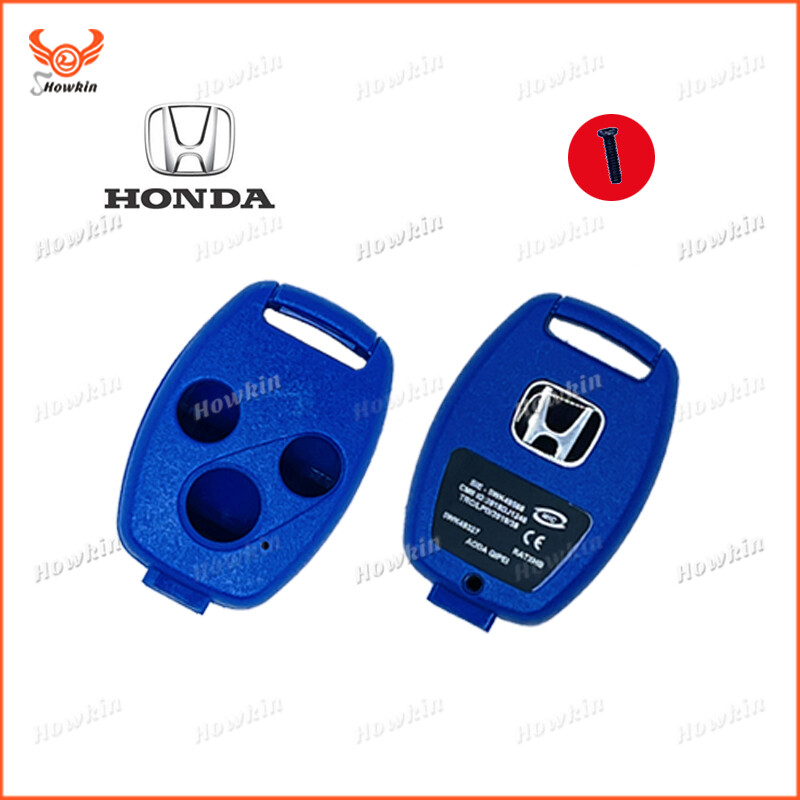 Colorful 2 3 Buttons Remote Car Key Cover For Honda JAZZ CITY CRV CIVIC ACCORD-With Logo screw