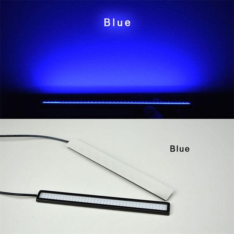 1pc 17cm cob daytime running light waterproof 12v external car led lights drl fog driving lamp