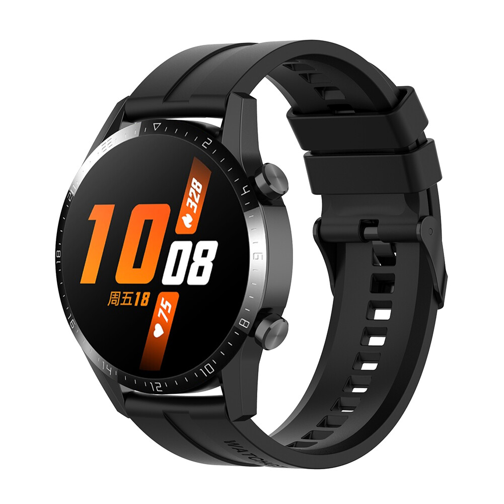 Practical Adjustable Silicone Band for Huawei Watch GT 46mm/GT Runner Replacement Strap
