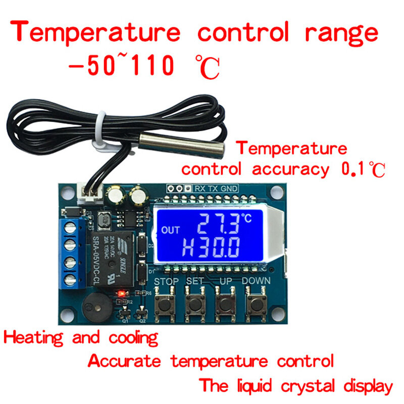 XY-T01 heating and cooling thermostat digital display temperature control switch temperature control module