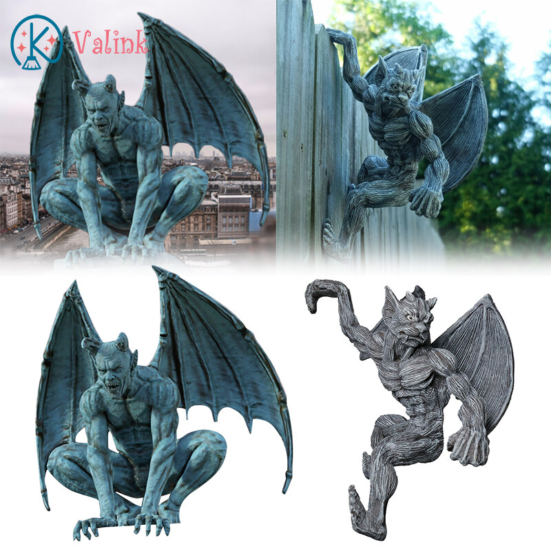 Valink Gargoyle Demon Statue Evil Winged Devil Gargoyle Sculpture Resin