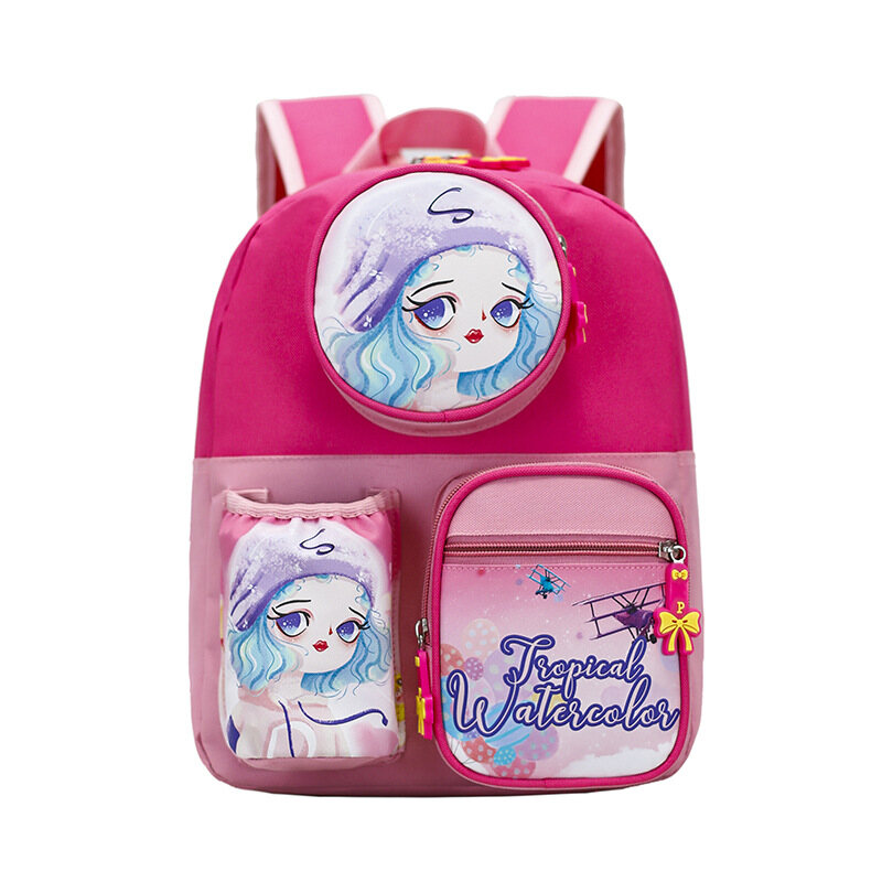 Cartoon Hello Kitty Spiderman Frozen Paw Patrol Bag for Kids Boy Girl Iron man Elsa Backpack Captain America Bagpack Travel Bag Lightweight School bag
