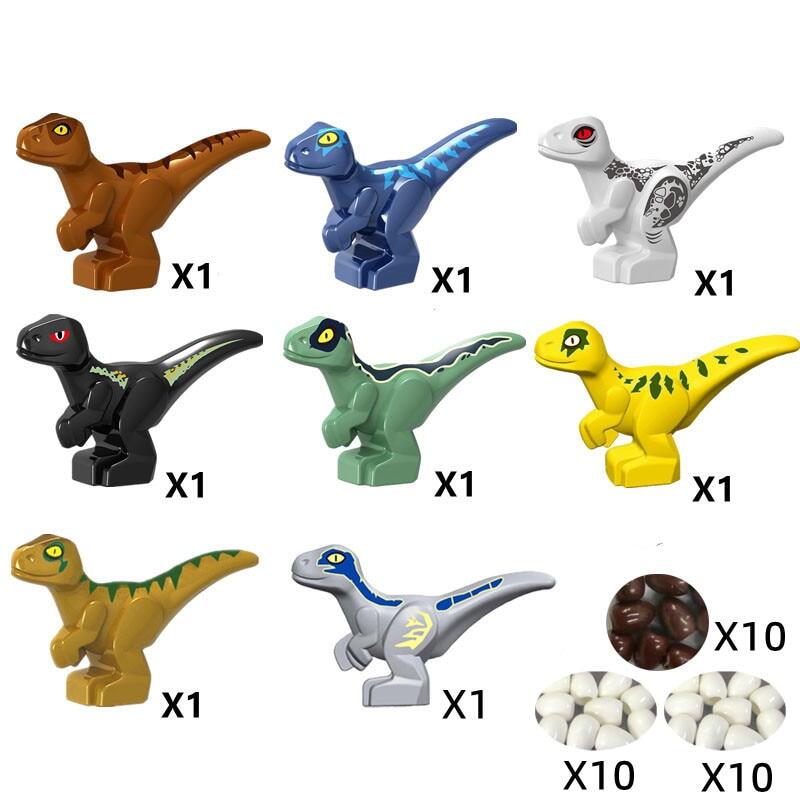Jurassic World Park Dinosaur Building Blocks Dinosaur Egg Baby Indoraptor Pterosauria Animal Bricks Parts Toys For Children C206