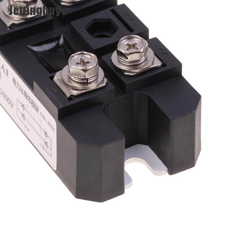[Jettingbuy] Volt Silicon Single 1 Phase Diode Metal Case Bridge Rectifier MDQ 100A Amp 1600V