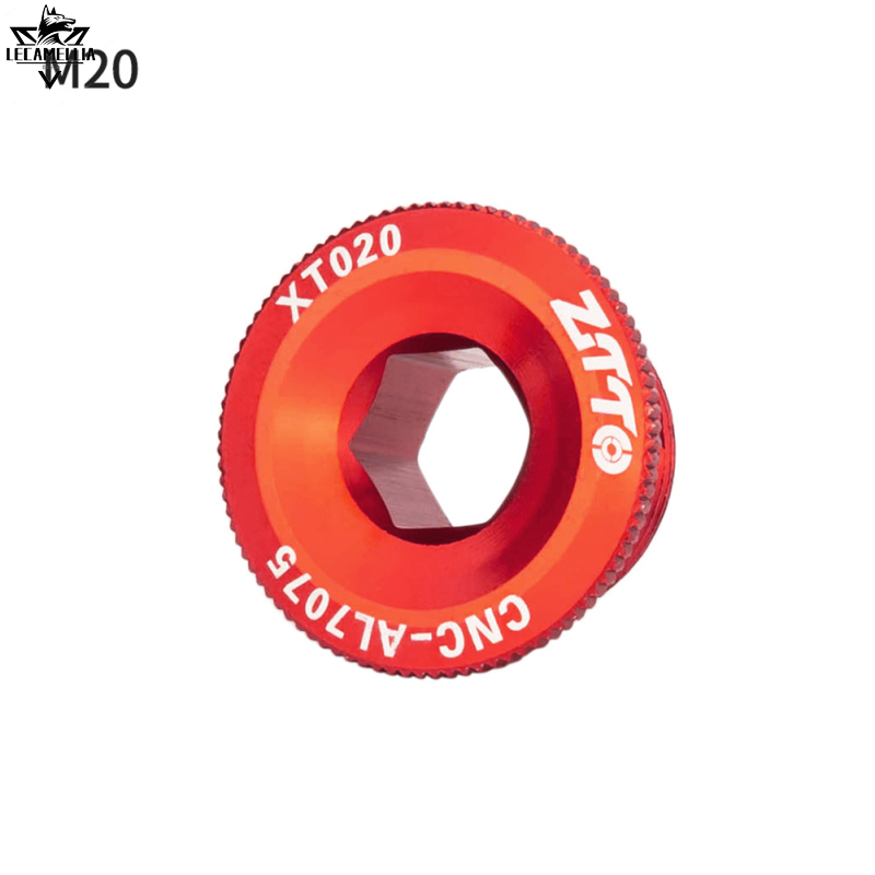 LecamelliaMtb Bike M18 M19 M20 Crank Screw Colorful Aluminum Alloy Crankset Cover Cycling Equipment Accessories