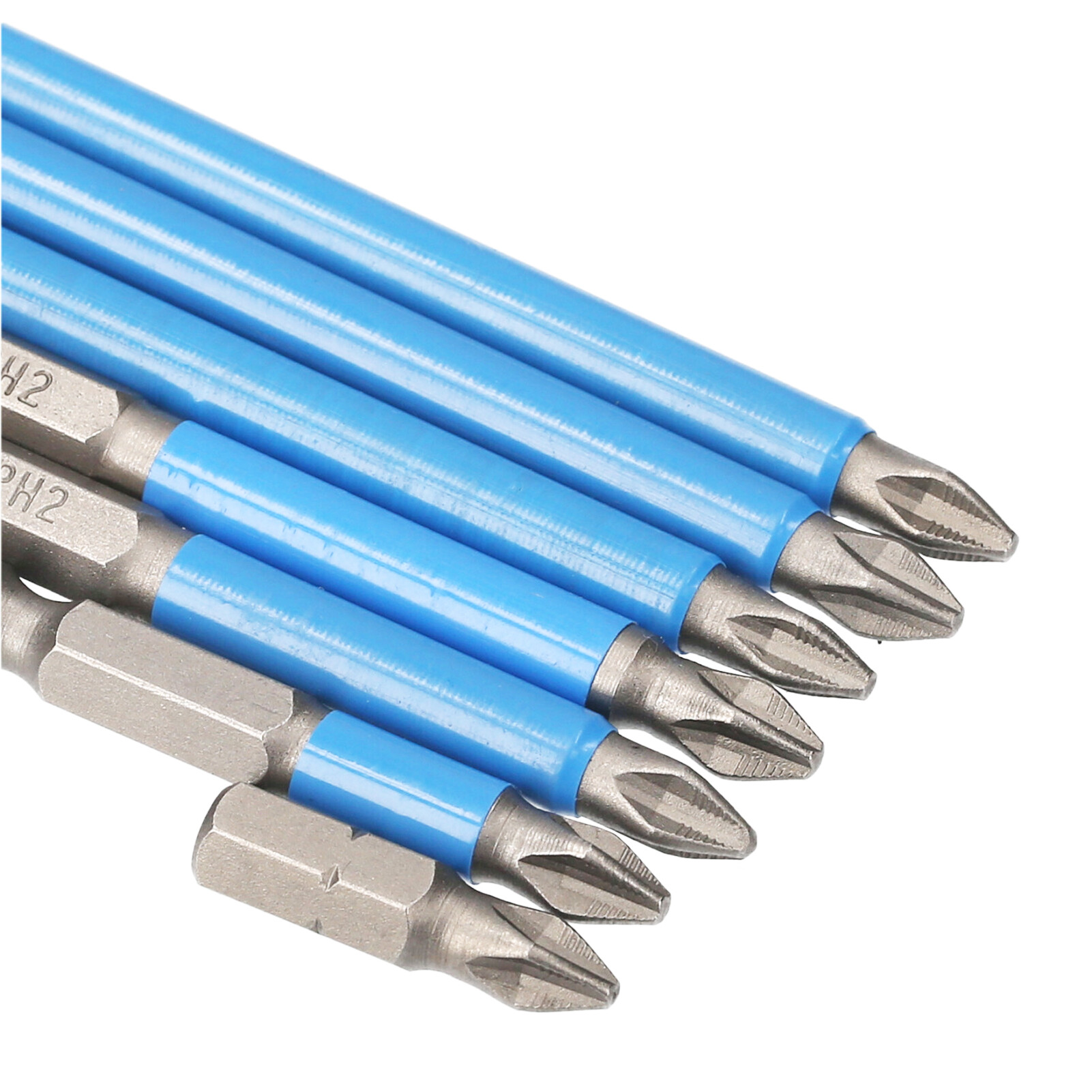 KKmoon 7pcs Power Drill Bits Set Electric Drill Bits Screwdriver Bits Anti-Slip Mag-netic PH2 Bits Set for Power Drills / Air Screwdriver / Manual Screwdriver