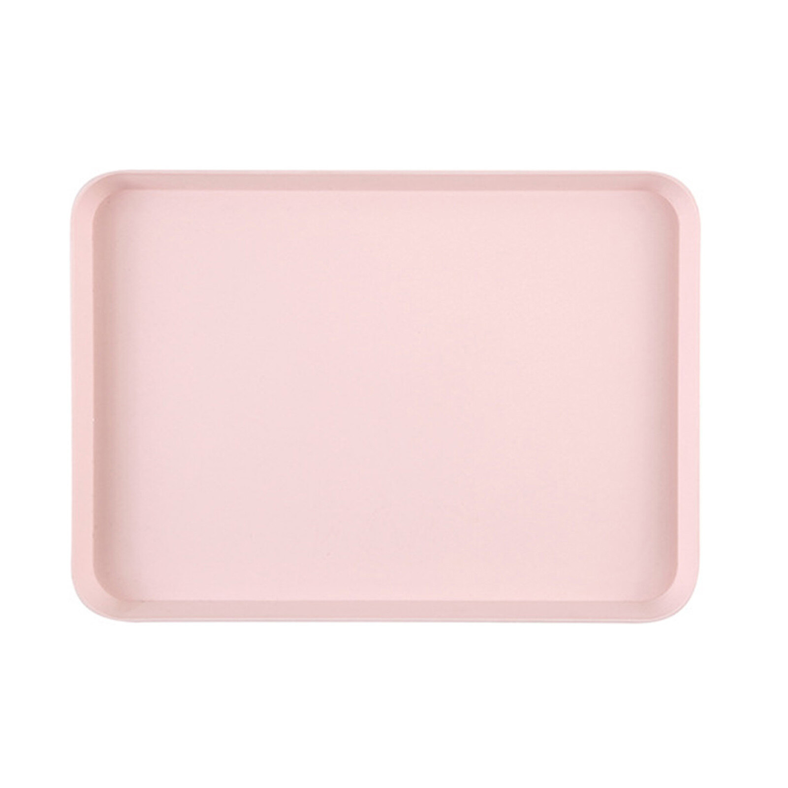 Romaine Anti-slid Base Stackable Serving Tray Multi-use Smooth Surface Plastic Fruit Tray for Home Dessert Tray Durable