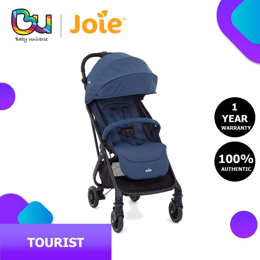 Joie Tourist Lightweight Compact Stroller with One-Hand Fold