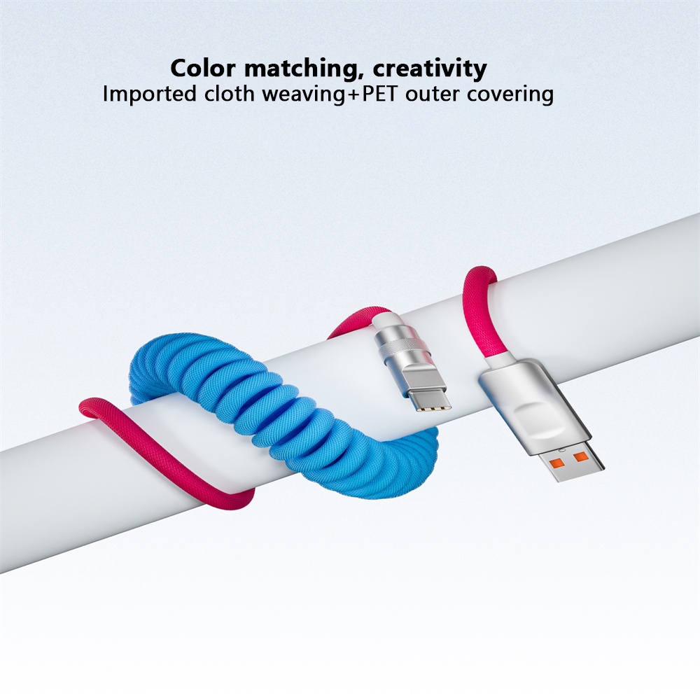 Doudoulie 6A Super Fast Charging Data Cable Type-C Data Cable Pd 27w Charger For Fast Charger Phone Charging Cable