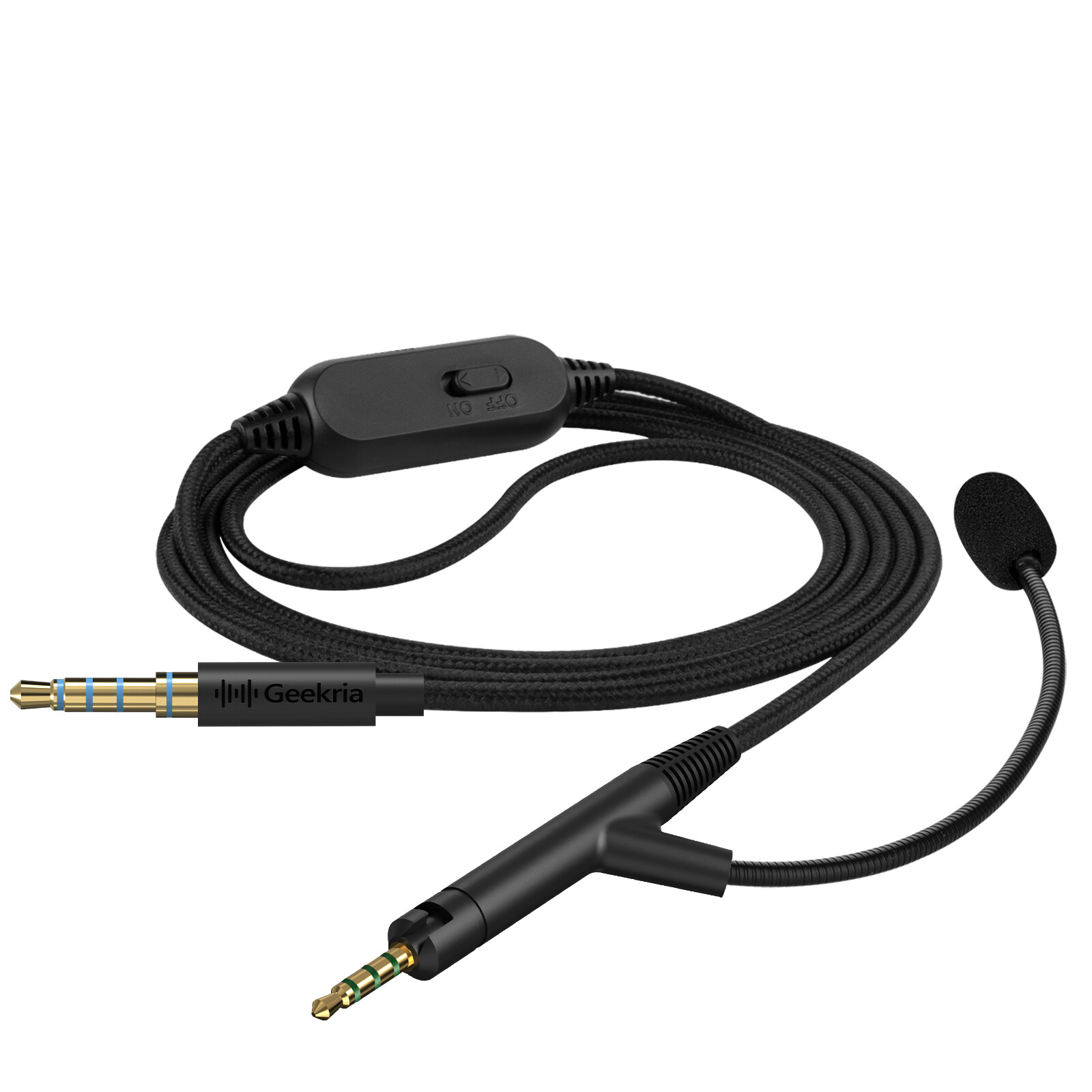 Aux Audio Cable for Sennheiser HD 598SR Over-Ear Headphones Jack Plug Lead 0.5m 