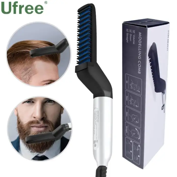 Ufree Multifunctional Hair Comb Brush Beard Straightener Hair