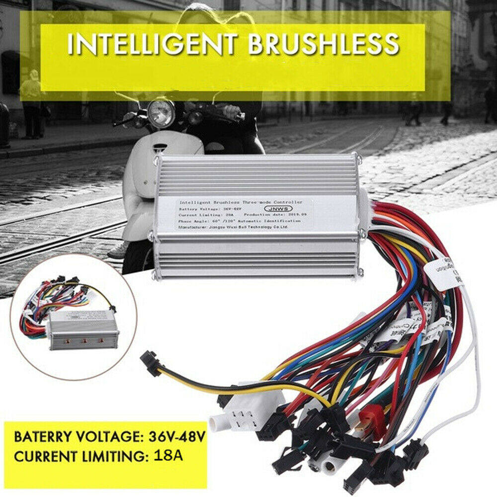 36V/48V Controller Electric For Bicycle DC Motor 350W