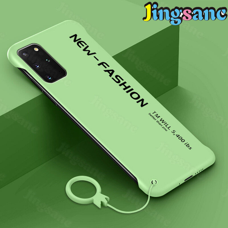 Jingsanc For Samsung Galaxy S20 FE/S20 FE 5G/S20/S20+ Plus/S20 Ultra Phone Case [Free Lanyard] Luxury Matte Borderless Ultra-Thin Plastic Cover Shockproof Protective Back Casing