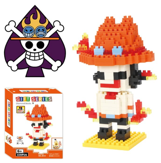 QCF One Pieces Series Nanoblocks Diamond Building Blocks Toys Gift Gift  Brick Block Set Chopper One-Piece 海贼王 微型积木 - Main Image