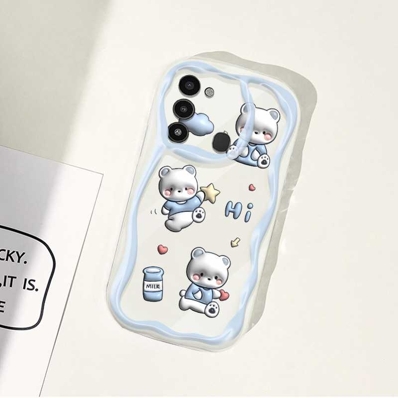 Callfire 2023 New Cute Phone Case For infinix Tecno Spark 8c Tecno Spark GO 2022 Casing With Camera Protection New Design Transparent case