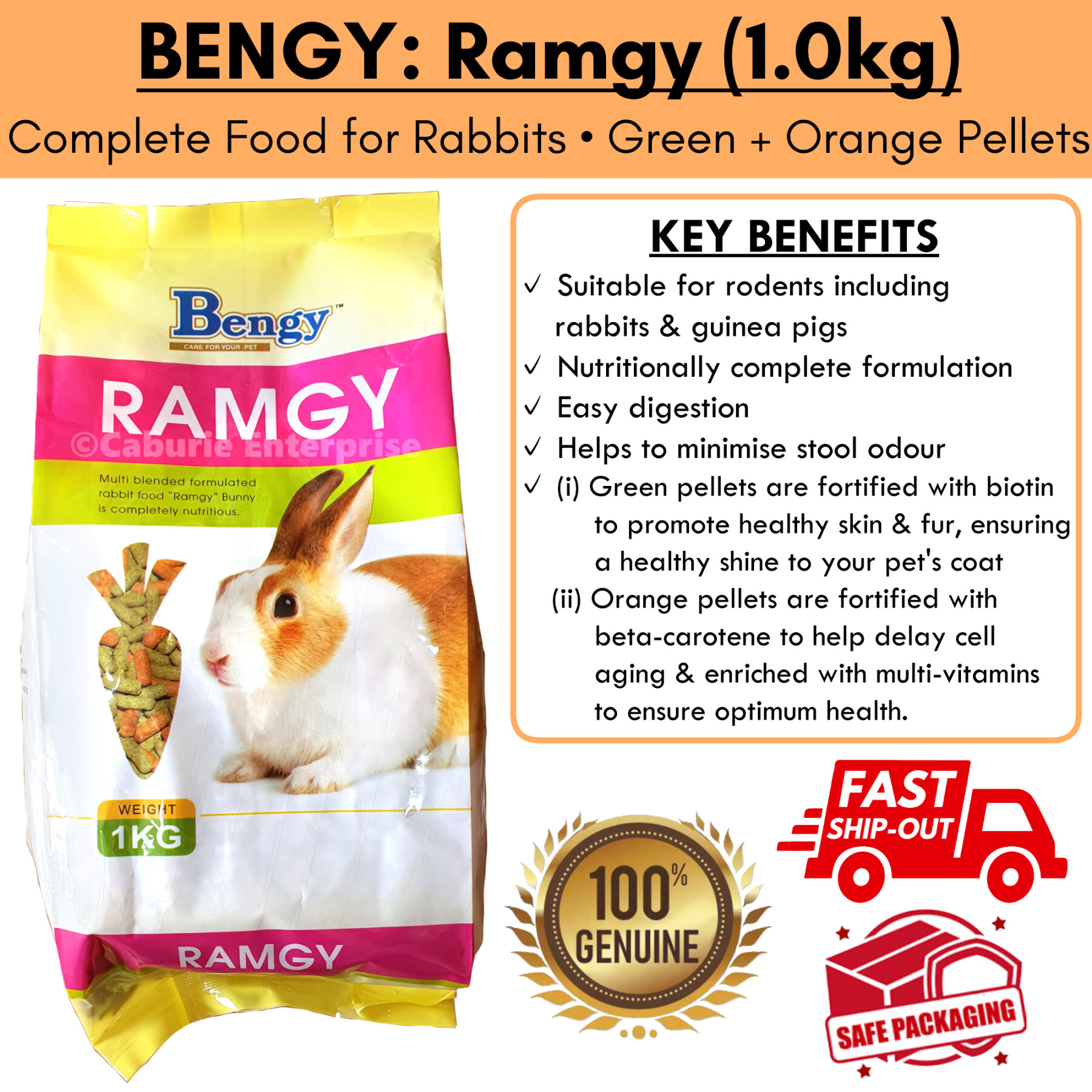 Bengy rabbit outlet food