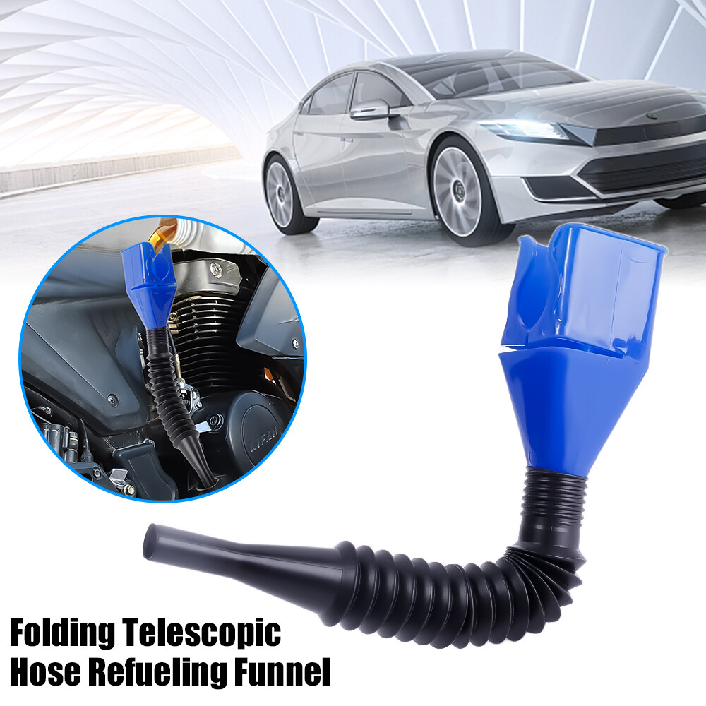 🔥3Pcs Car Refueling Funnel Gasoline Foldable Engine Oil Funnel Tool Plastic Funnel Car Motorcycle Refueling Tool Auto Accessories