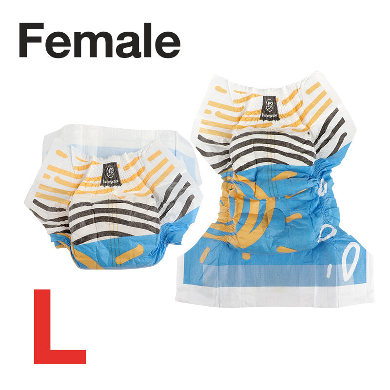 Dog diaper Dog physiological pants, diapers, diapers, pet sanitary napkins for dog diaper denim male & female disposable fashion dog diapers XS/S/M/L