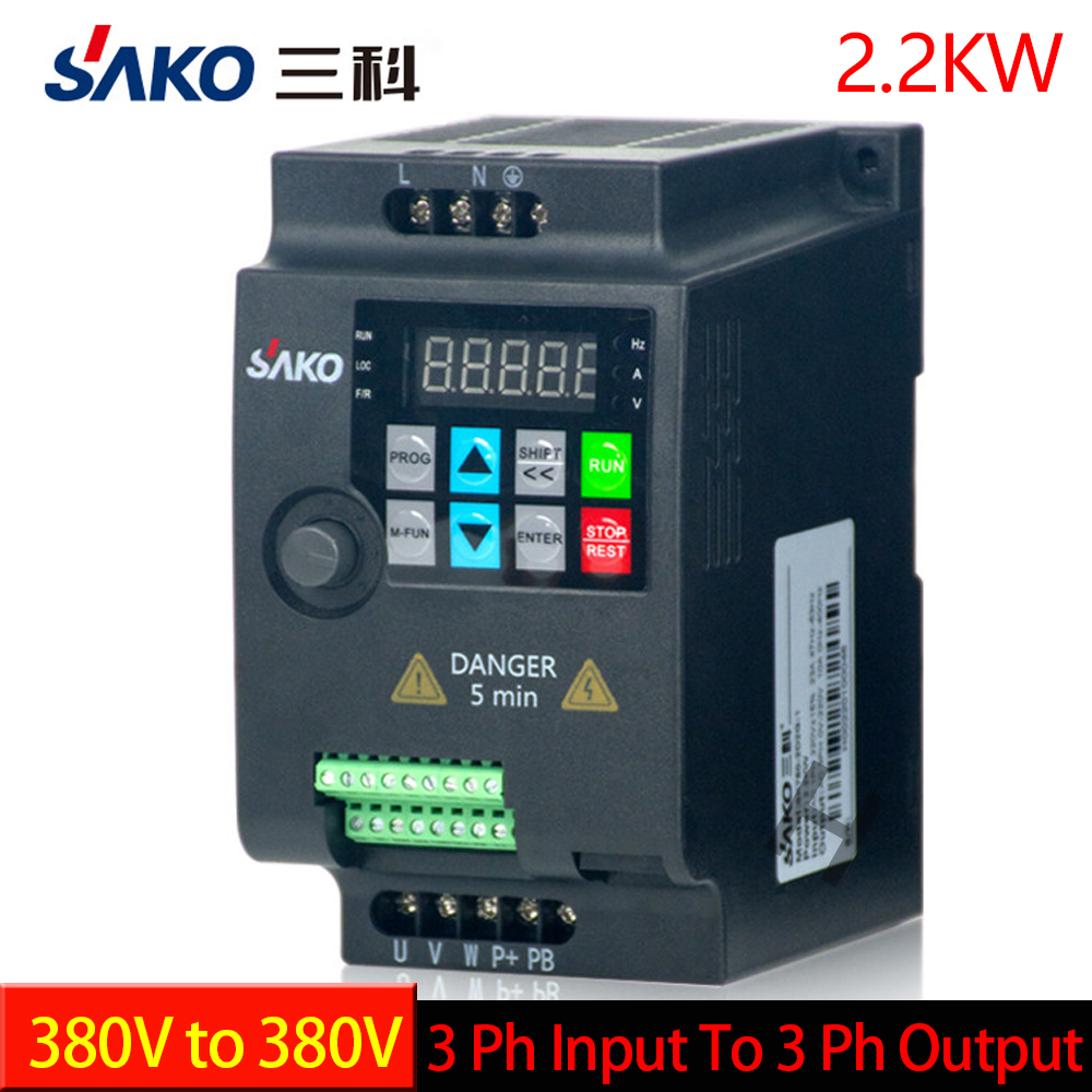 Sako ski780 380v 0.75kw/1.5kw/2.2kw/4kw/5.5kw 220v 1hp mini vfd 3-phase input 3-phase output variable frequency converter for motor speed control frequency inverter micro vfd inverter motor inverter
