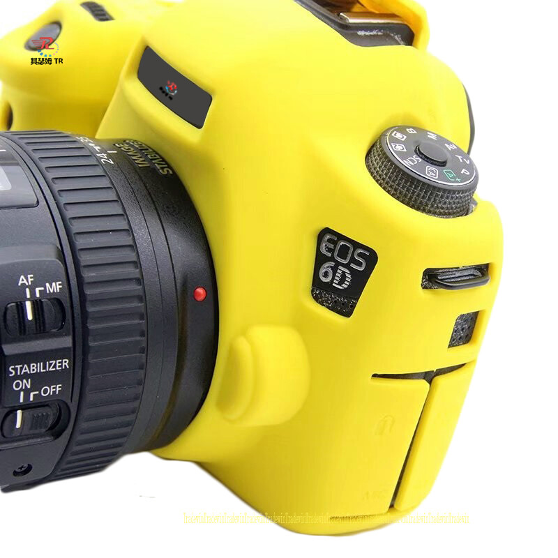 Vỏ máy ảnh bằng cao su silicon mềm cho Canon EOS 6D