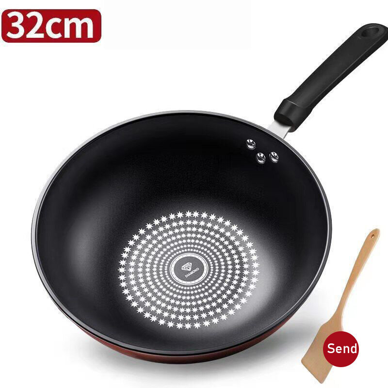 Multi-purpose frying pan non-stick frying pan household frying pan with induction cooker special gas stove universal.