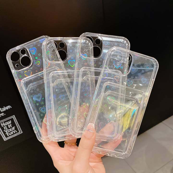 CrashStar Ốp Điện Thoại Có Khe Đựng Thẻ Trái Tim Tình Yêu Laser Cho iPhone 13 12 11 Pro Max Mini XS XR X 8 7 6 6S Plus + SE 2020 Ốp Bảo Vệ Máy Ảnh… – OEM ,SKU : 1608620151_VNAMZ-6928041215 >>>🇻🇳 Top1Vietnam 🛒>>> lazada.vn 🇻🇳🇻🇳🇻🇳🛒🛍🛒